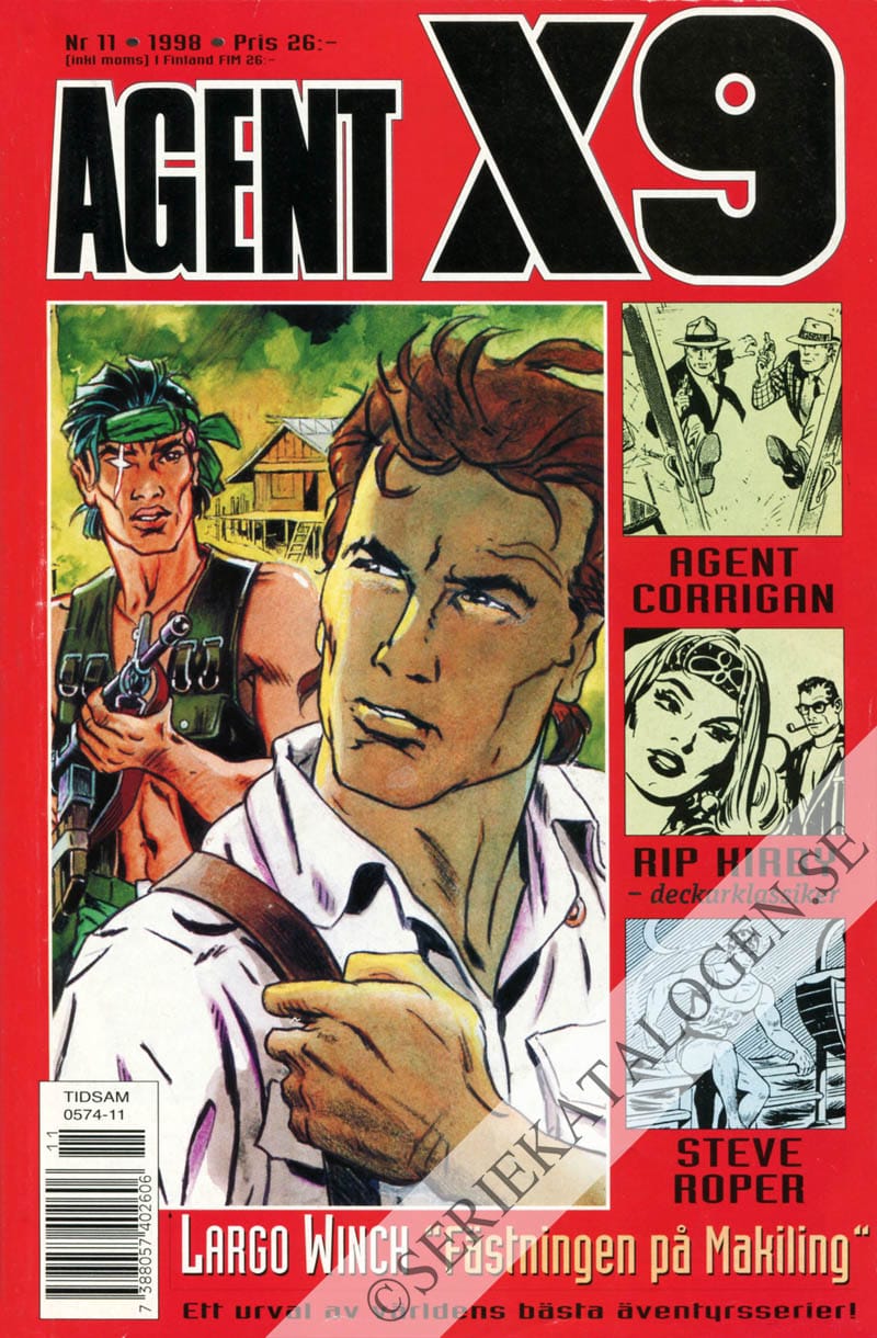 Framsida på Agent X9 #11 (1998)
