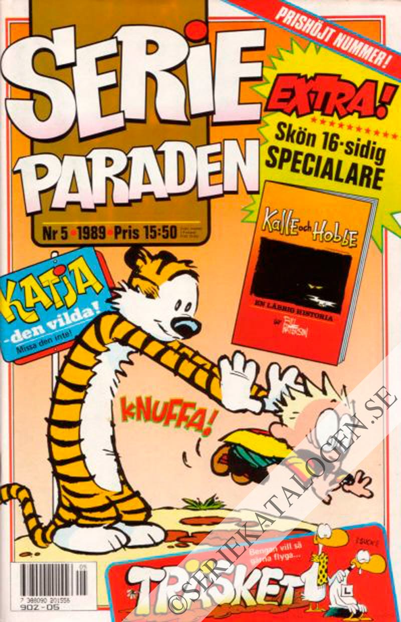 Framsida på Serie-paraden #5 (1989)