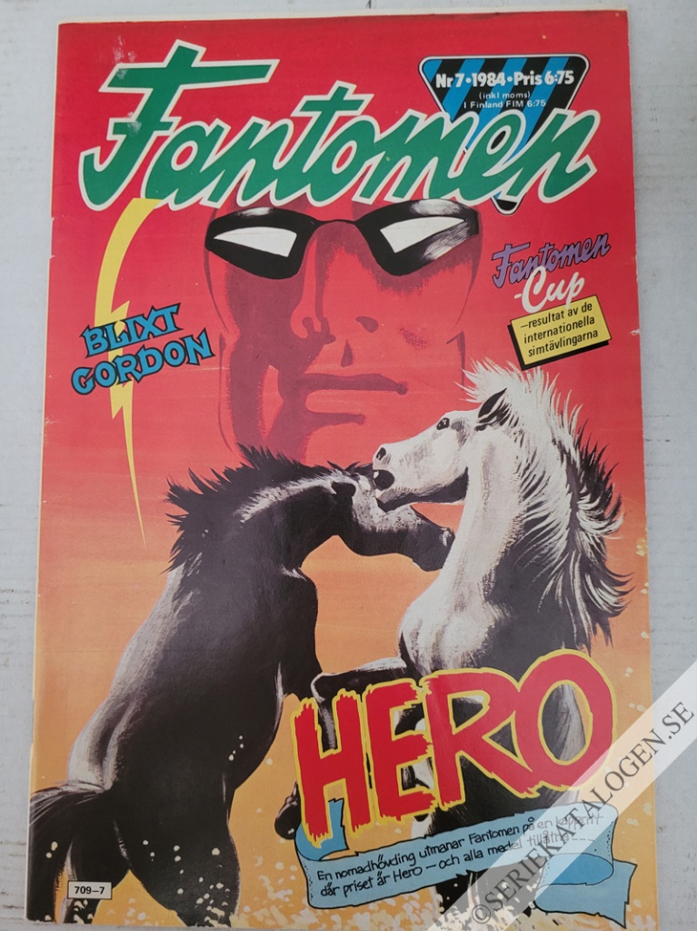 Framsida på Fantomen #7 (1984)