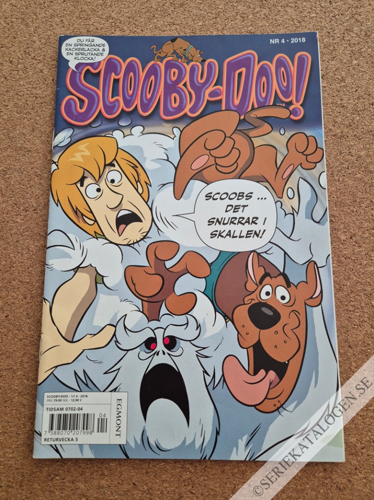 Framsida på Scooby-Doo! #4 (2018)