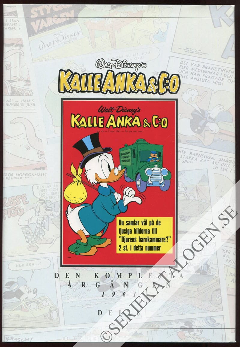 Framsida på Kalle Anka & C:o - den kompletta årgången 1961 del 6 (2007)