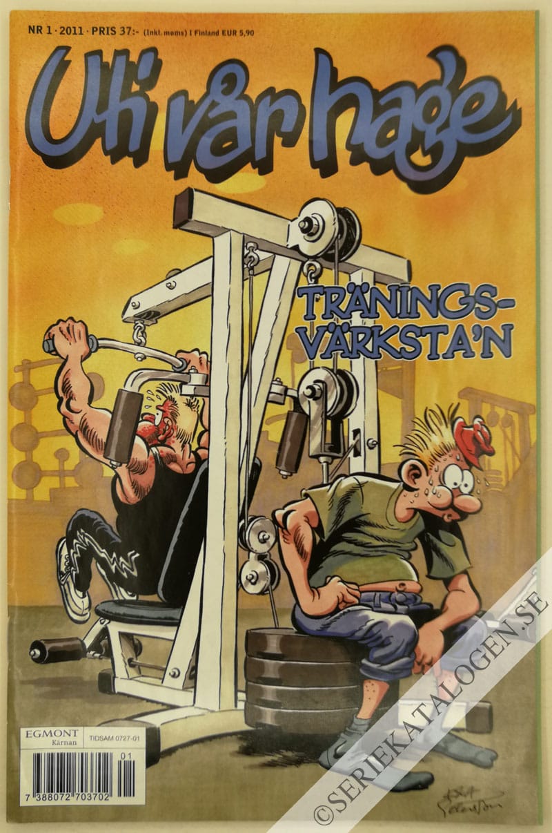 Framsida på Uti vår hage #1 - Träningsvärksta'n (2011)