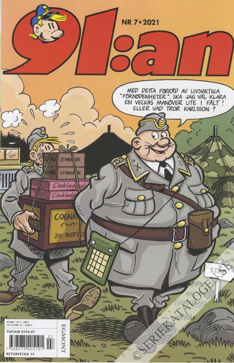 Framsida på 91:an #7 (2021)