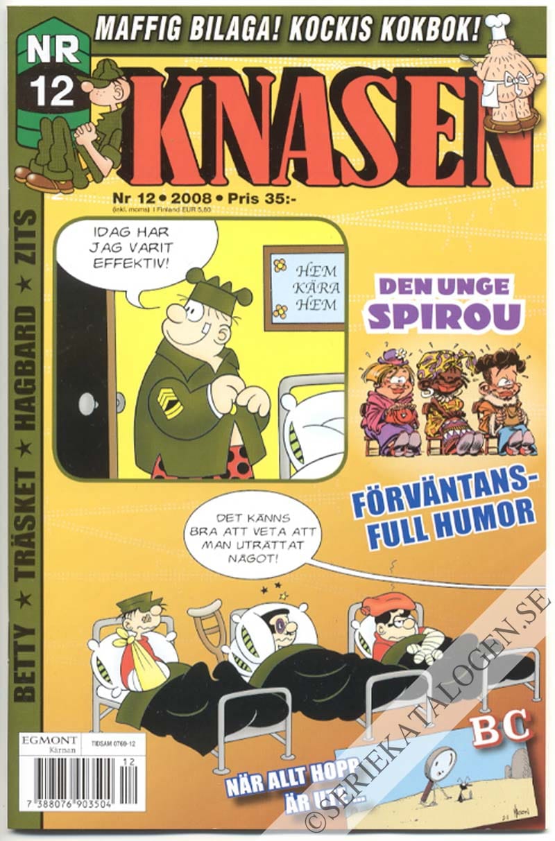 Framsida på Knasen #12 (2008)