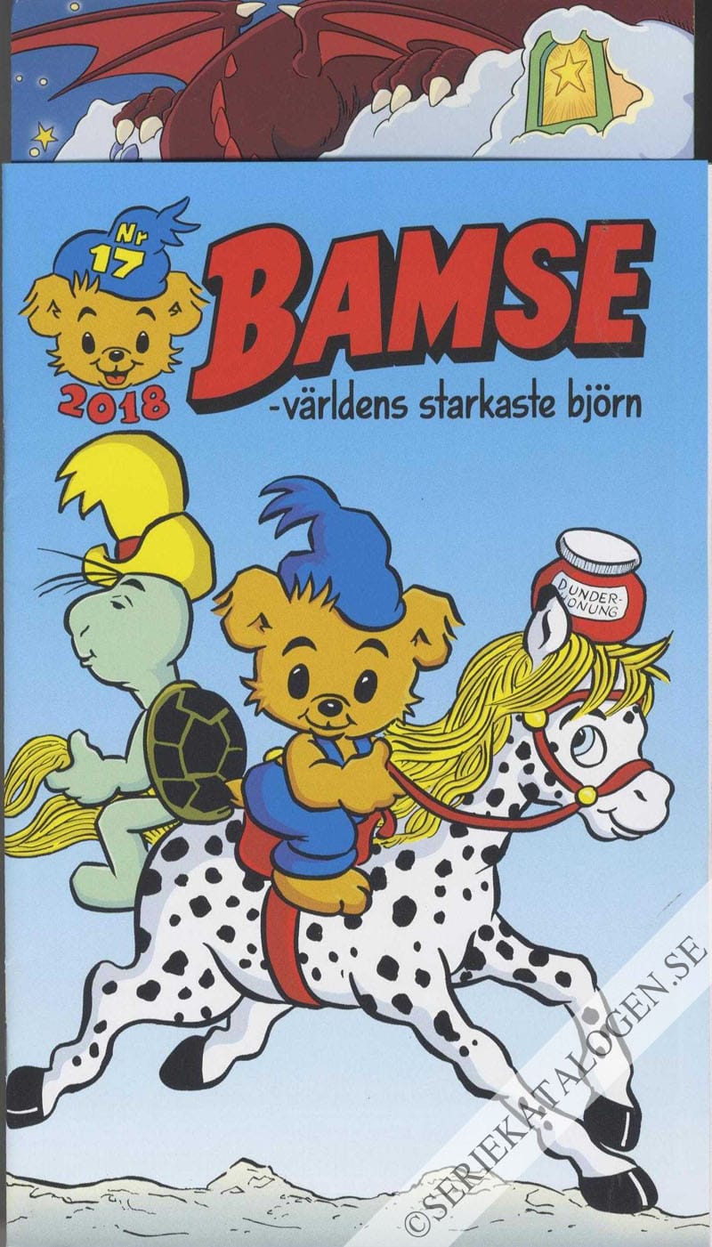 Framsida på Bamse #17 (2018)