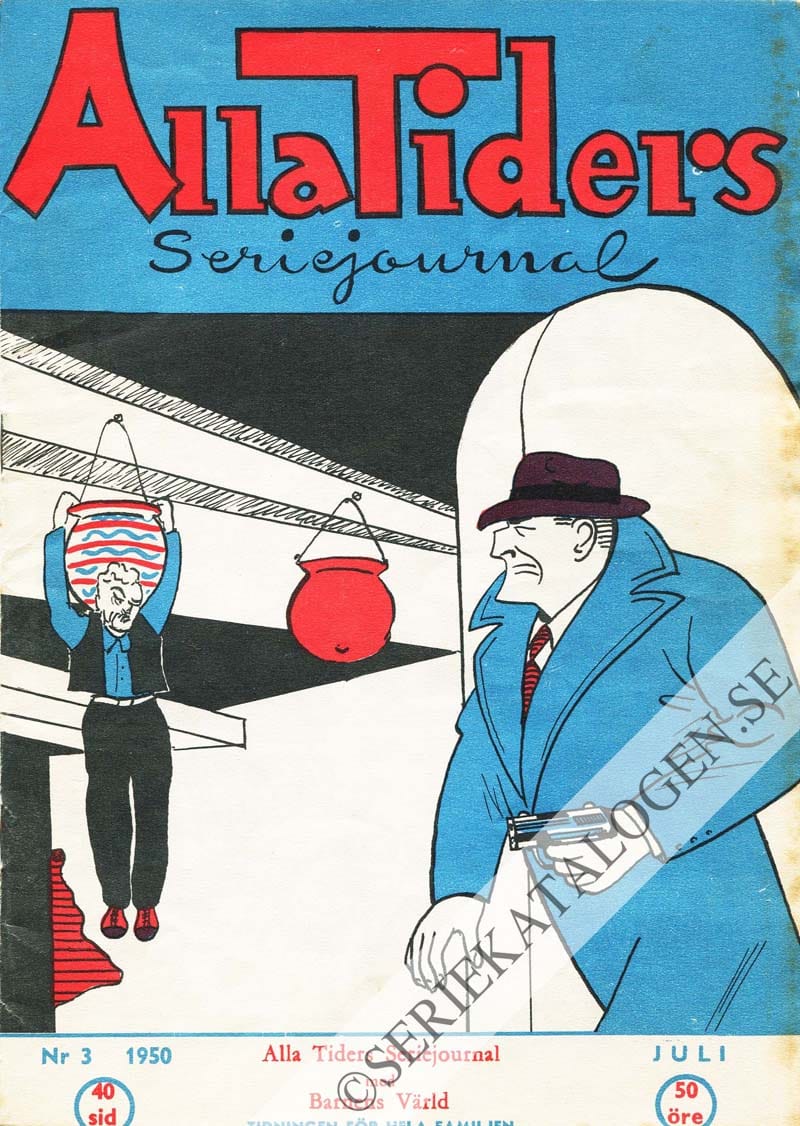 Framsida på Alla tiders seriejournal #3 (1950)