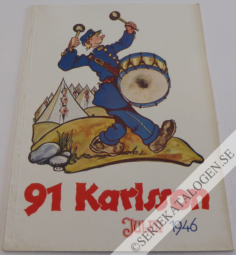 Framsida på 91 Karlsson 91 Karlsson julen 1946 (1946)