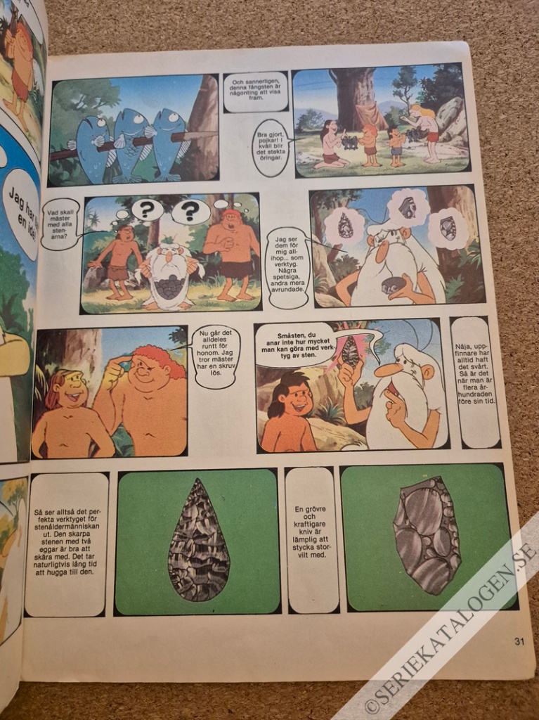 Exempel på Och jorden skapades/Neandertalmänniskan (1982)