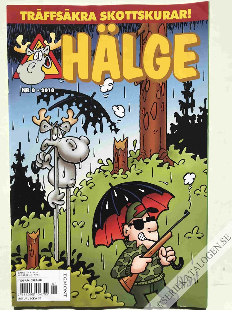 Framsida på Hälge #8 (2018)