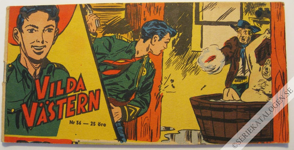 Framsida på Vilda Västern #36 (1958)