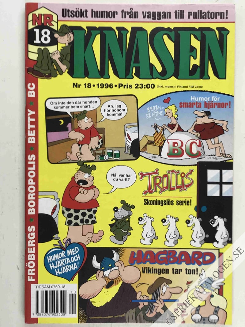 Framsida på Knasen #18 (1996)