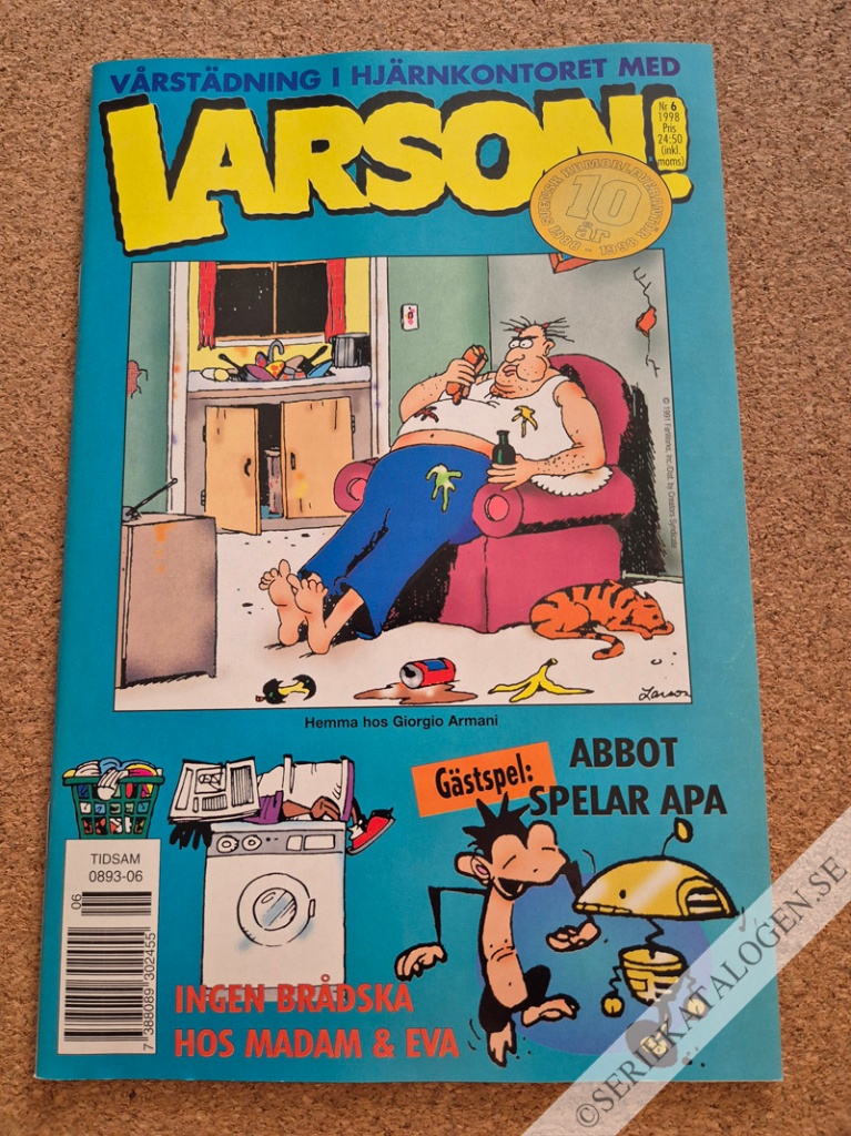 Framsida på Larson! #6 (1998)