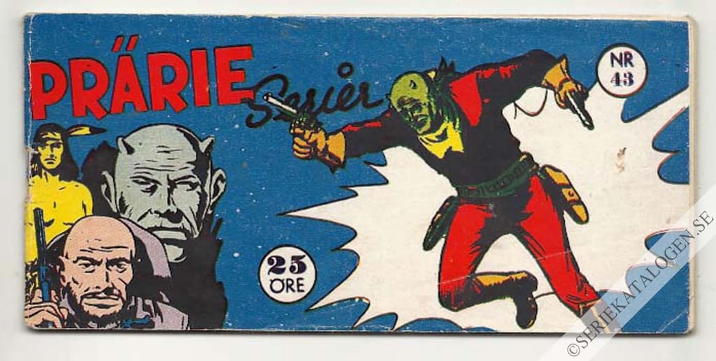 Framsida på Prärie-serier #43 (1956)