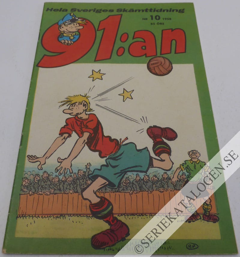 Framsida på 91:an #10 (1958)