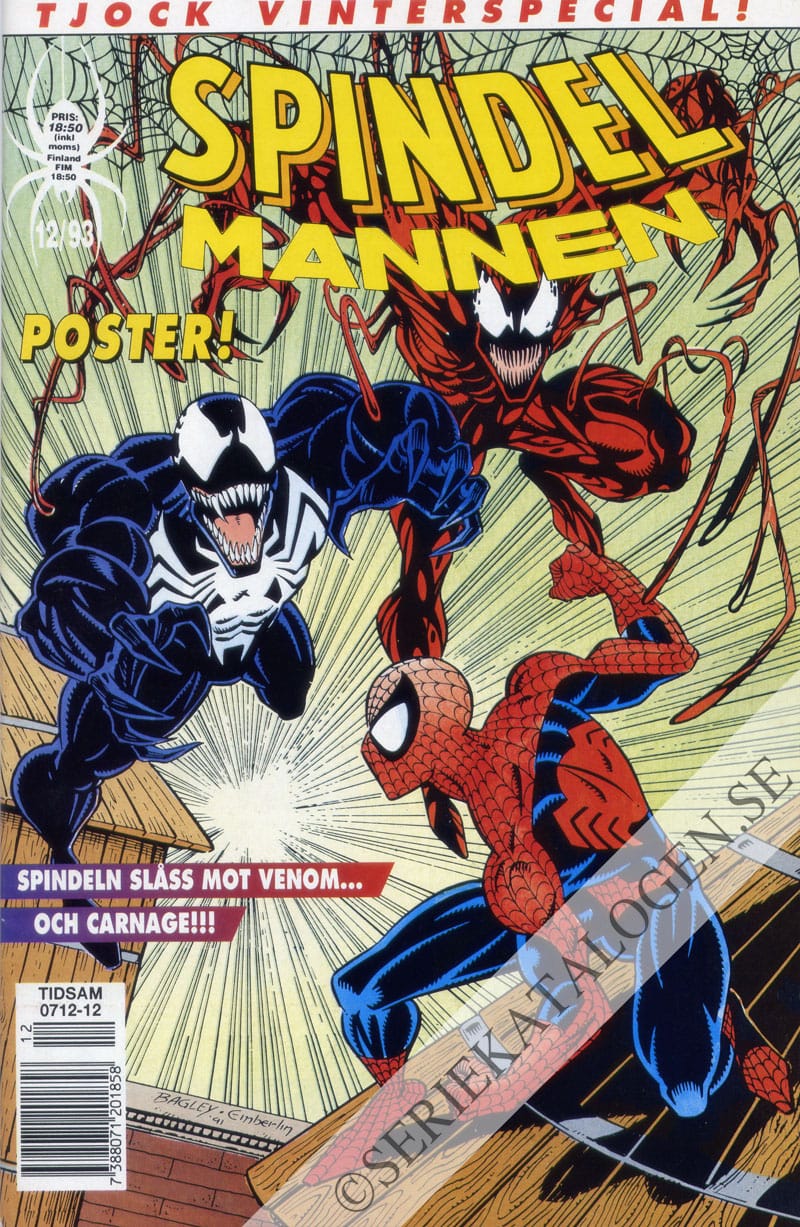 Framsida på Spindelmannen #12 (1993)