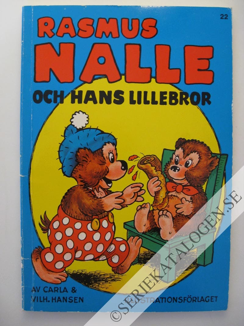 Framsida på Rasmus Nalle Rasmus Nalle och hans lillebror (1971)