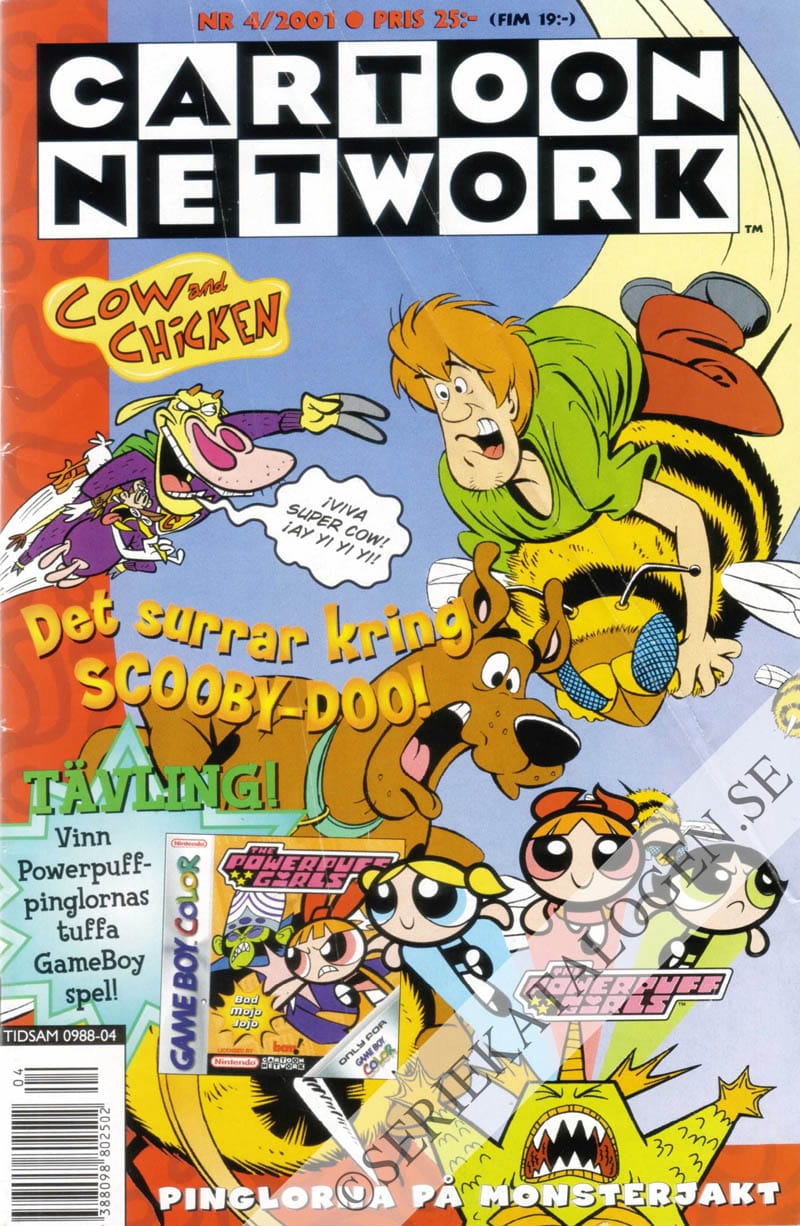 Framsida på Cartoon network #4 (2001)