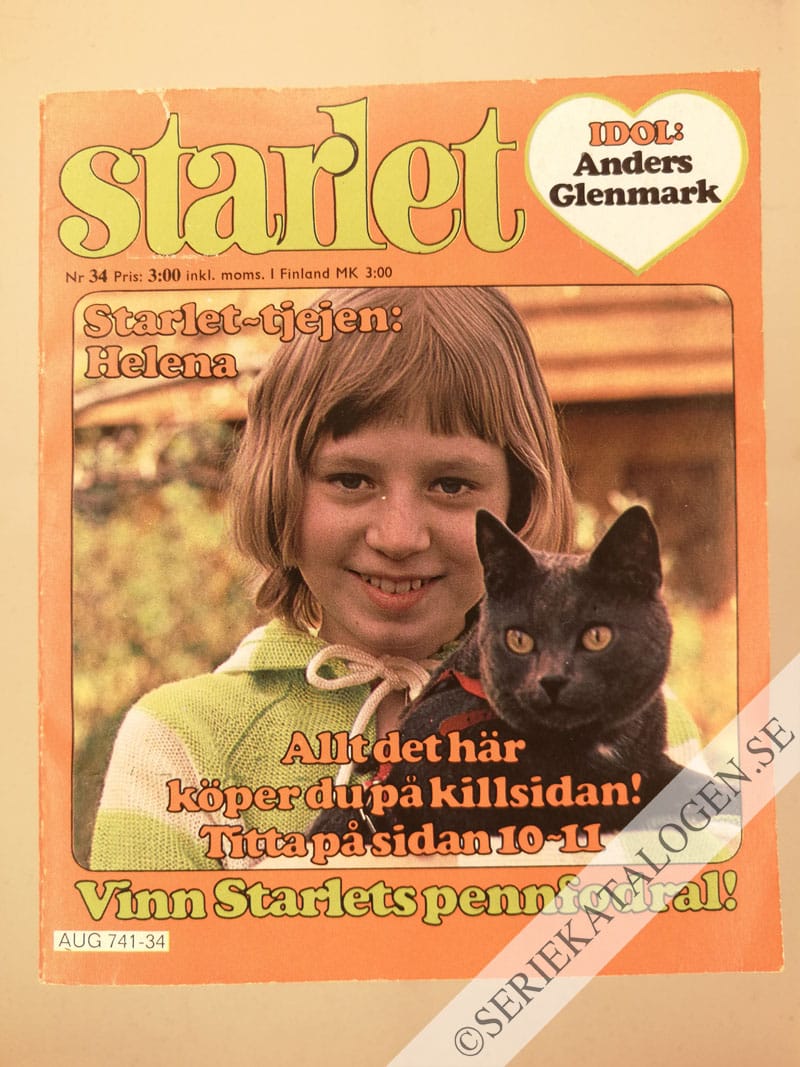Framsida på Starlet #34 (1977)