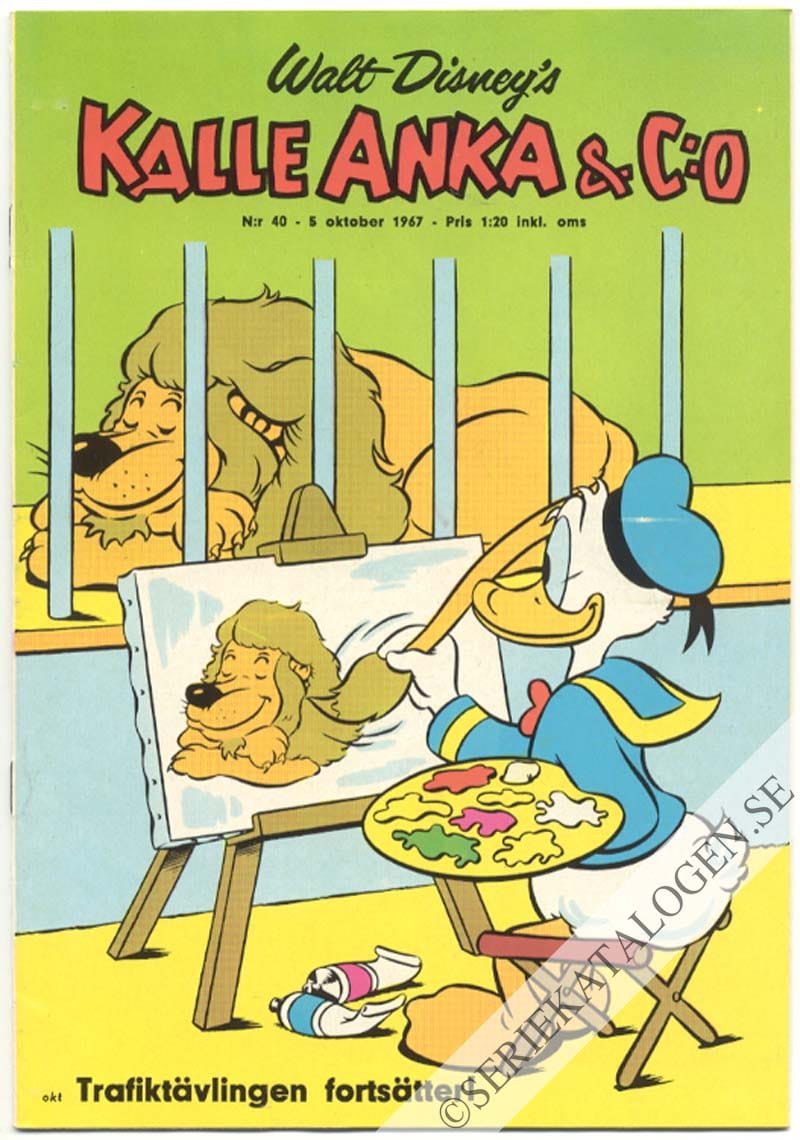 Framsida på Kalle Anka & C:o #40 (1967)