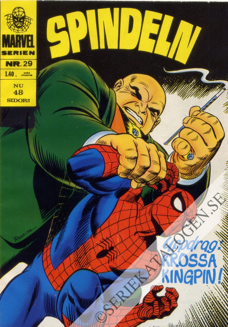 Framsida på Marvelserien Uppdrag: krossa Kingpin! (1969)