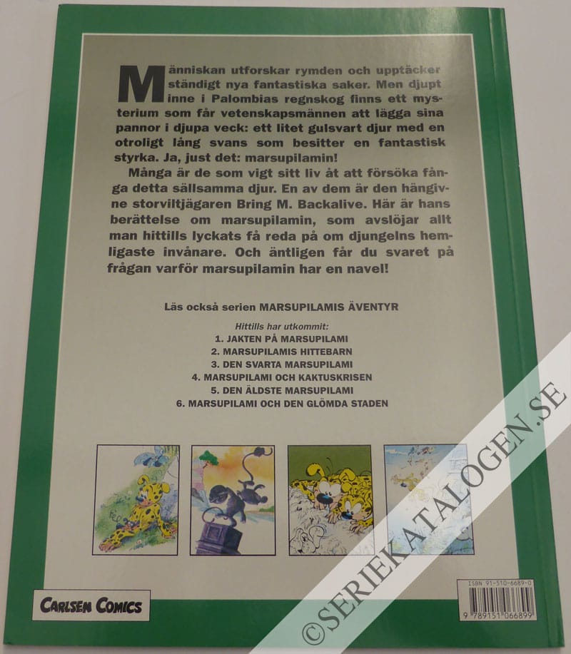 Baksida på Världens mest fantastiska djur (1993)
