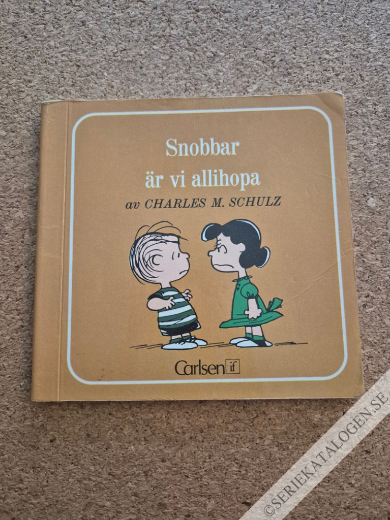 Framsida på Snobbar är vi allihopa (1982)