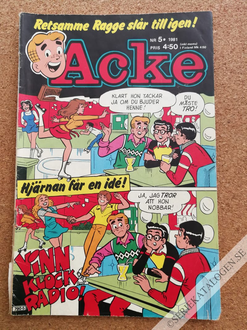 Framsida på Acke #5 (1981)