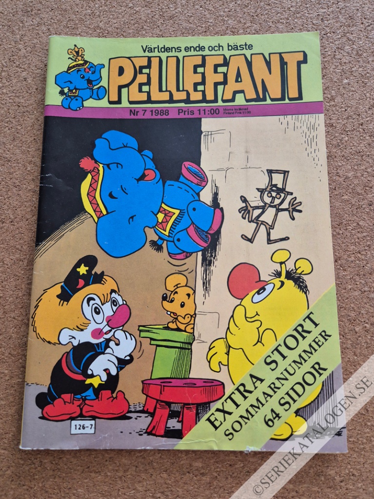 Framsida på Pellefant #7 (1988)