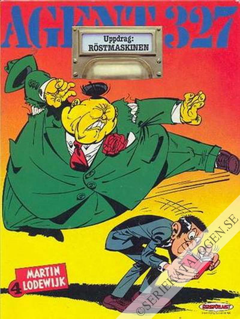 Framsida på Agent 327 Uppdrag: Röstmaskinen (1986)