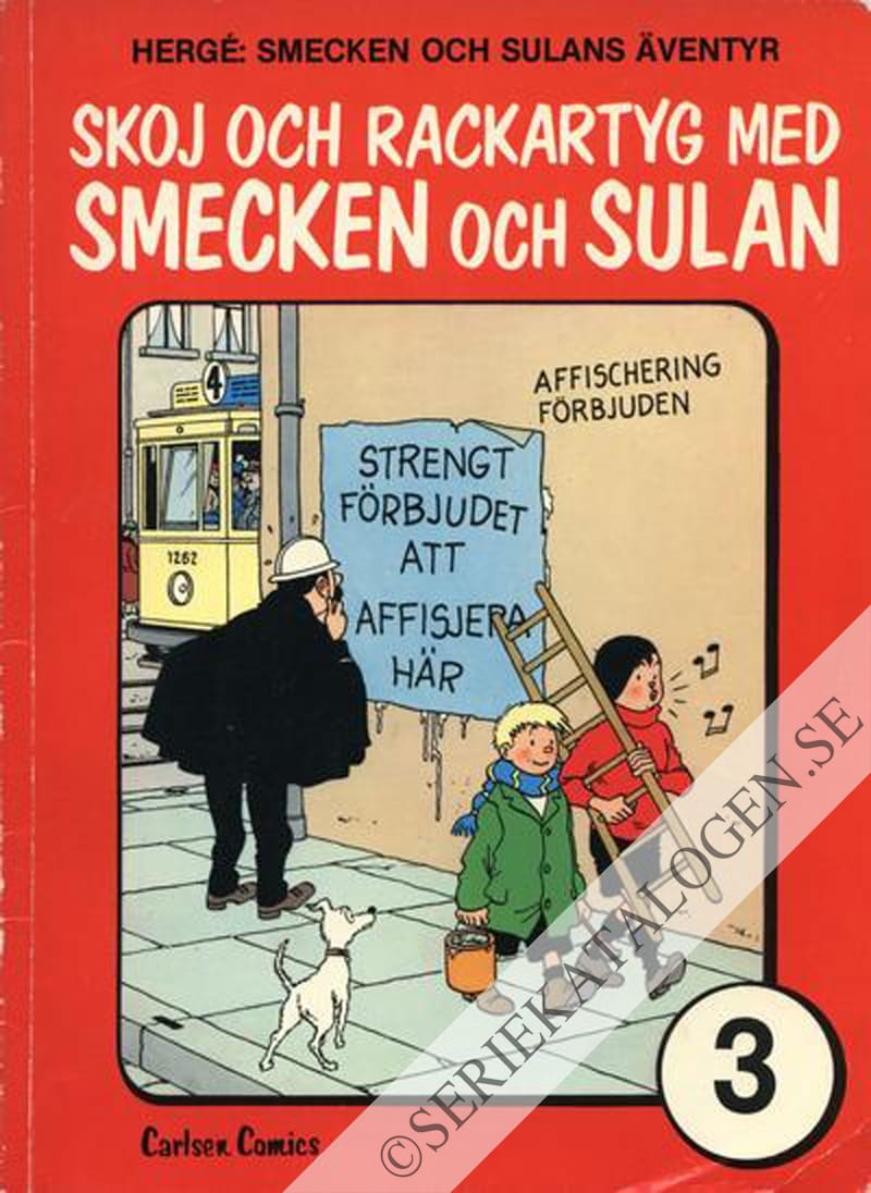 Framsida på Smecken och Sulans äventyr Skoj och rackartyg med Smecken och Sulan (1982)