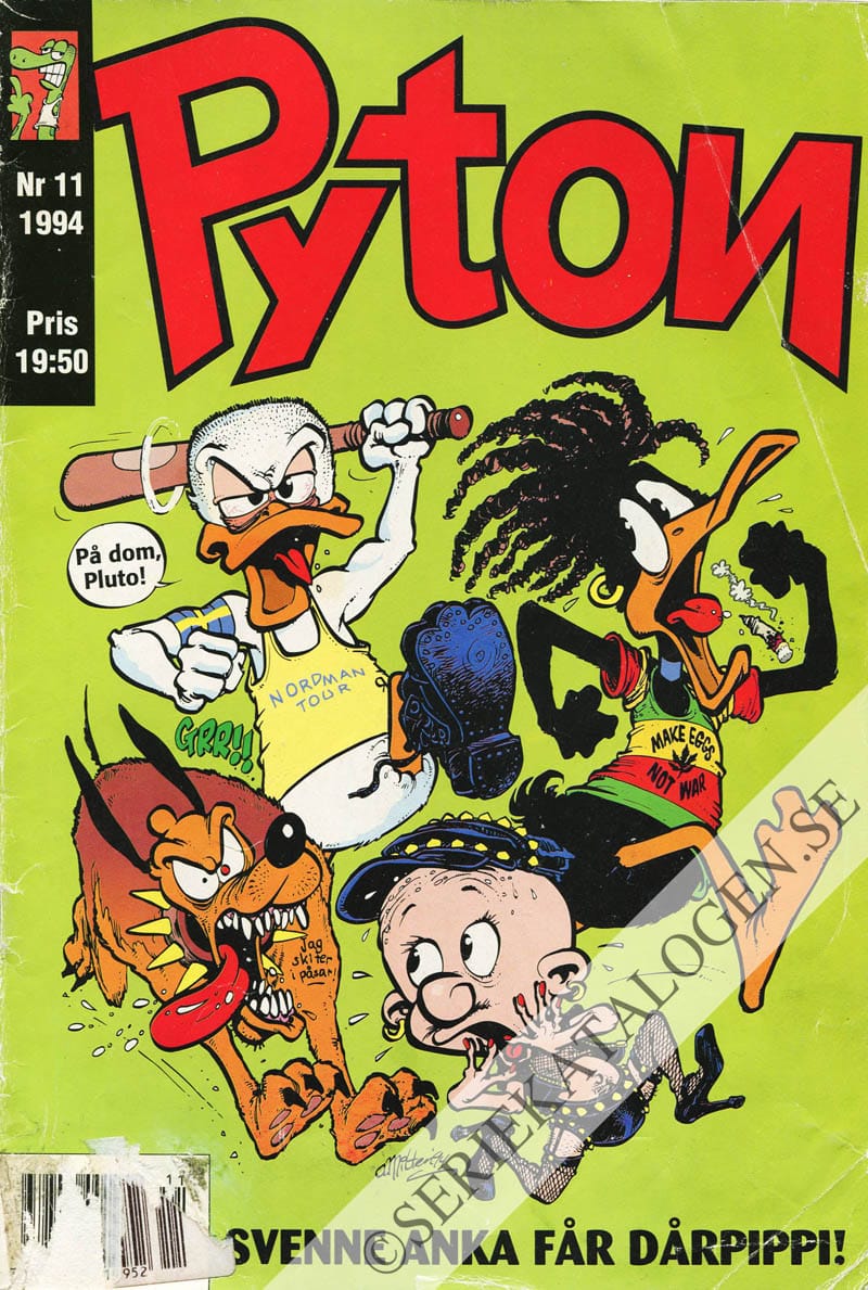 Framsida på Pyton #11 (1994)