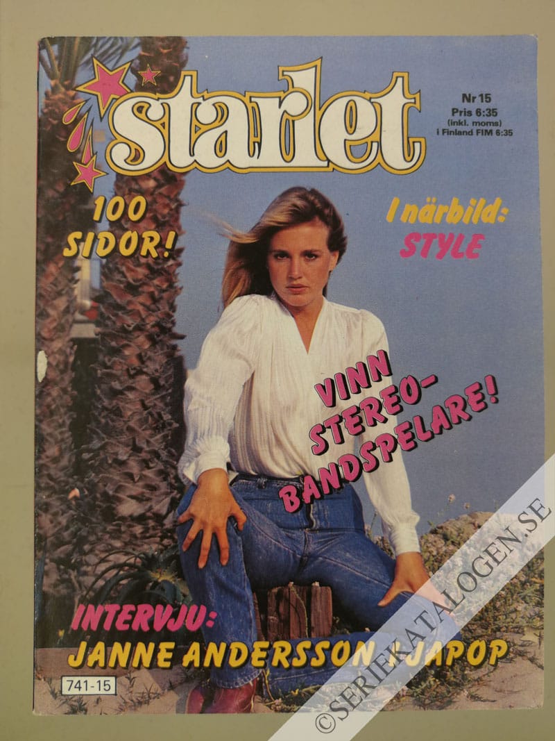 Framsida på Starlet #15 (1984)