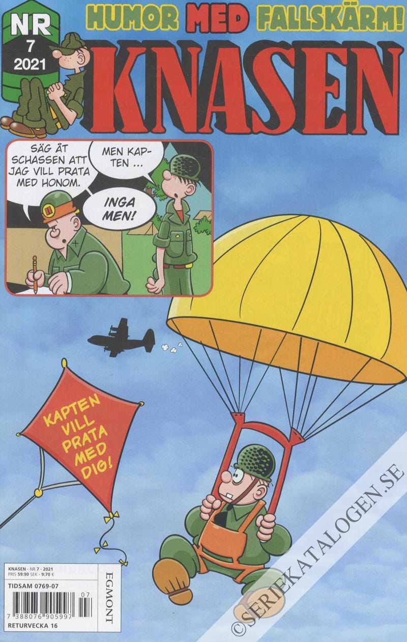 Framsida på Knasen #7 (2021)