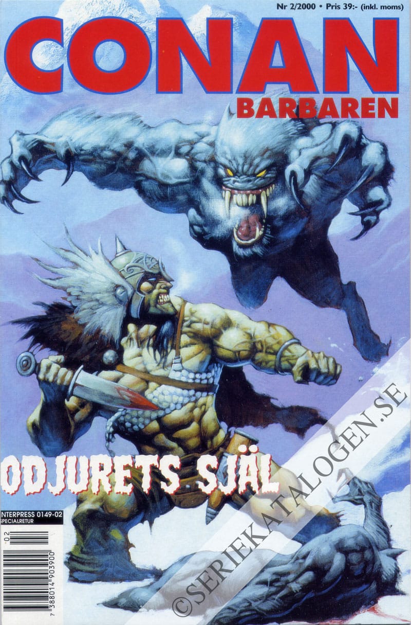 Framsida på Conan barbaren #2 (2000)