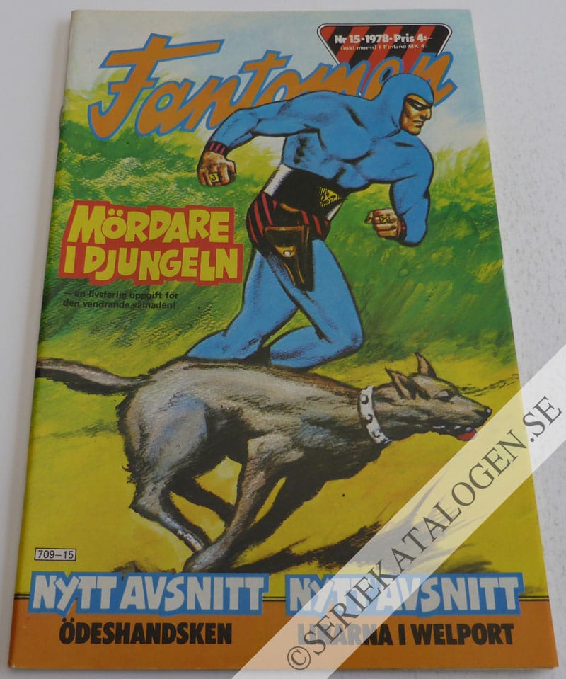 Framsida på Fantomen #15 (1978)