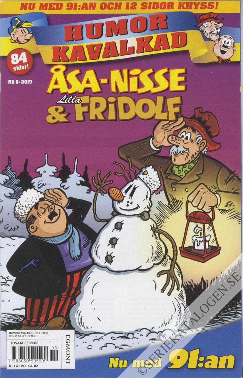 Framsida på Humorkavalkad #6 (2019)