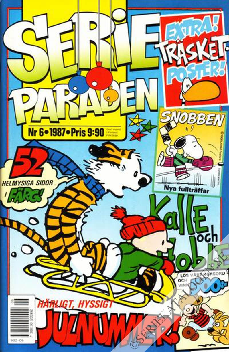 Framsida på Serie-paraden #6 (1987)