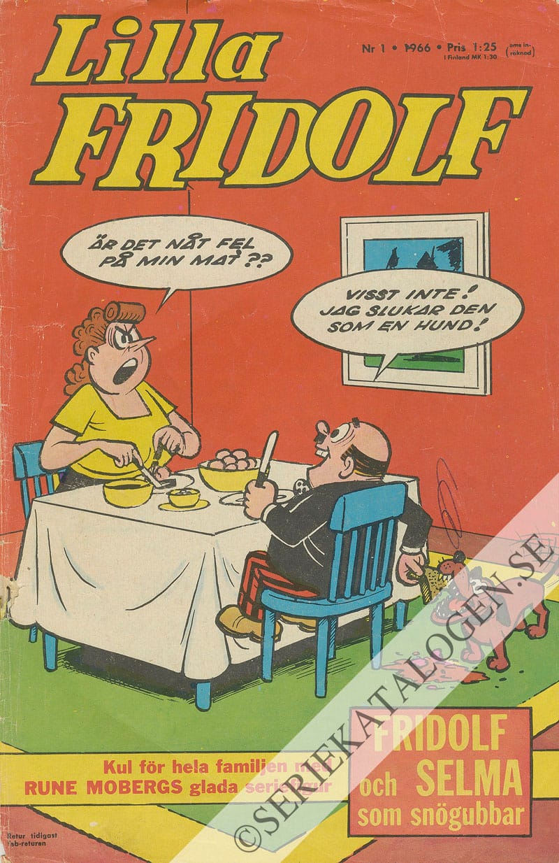 Framsida på Lilla Fridolf #1 (1966)