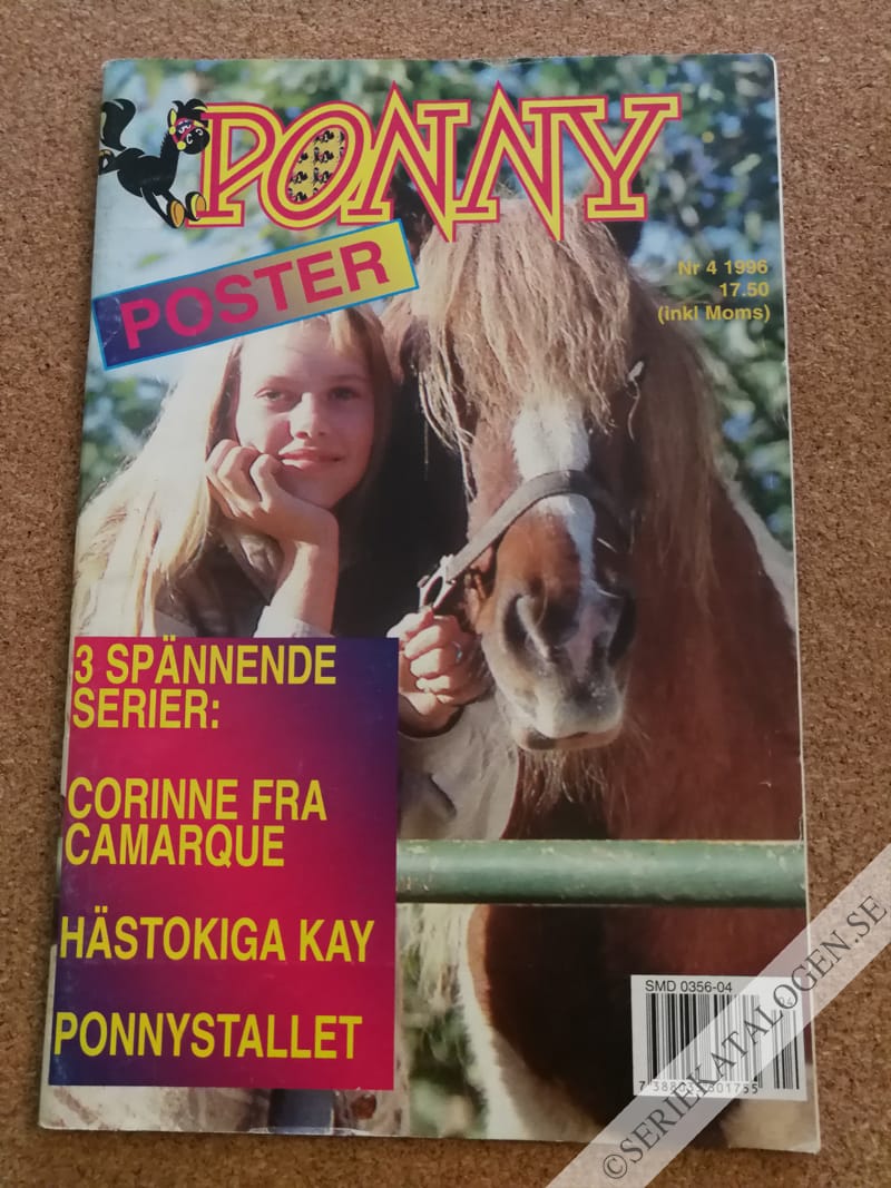 Framsida på Ponny-magasinet #4 (1996)