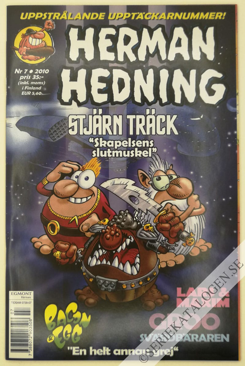 Framsida på Herman Hedning #7 (2010)