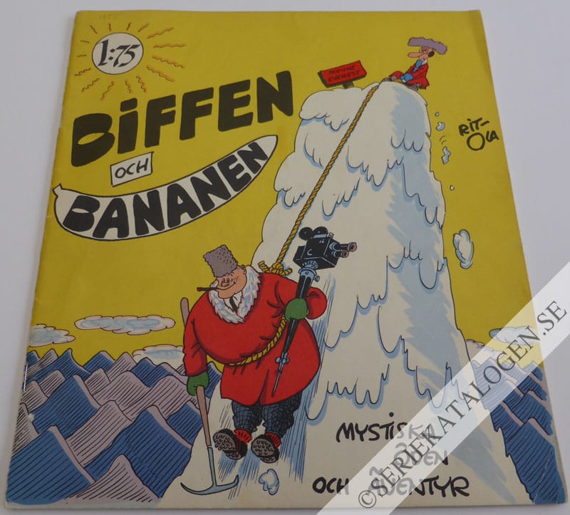 Framsida på Biffen och Bananen Mystiska öden och äventyr (1955)