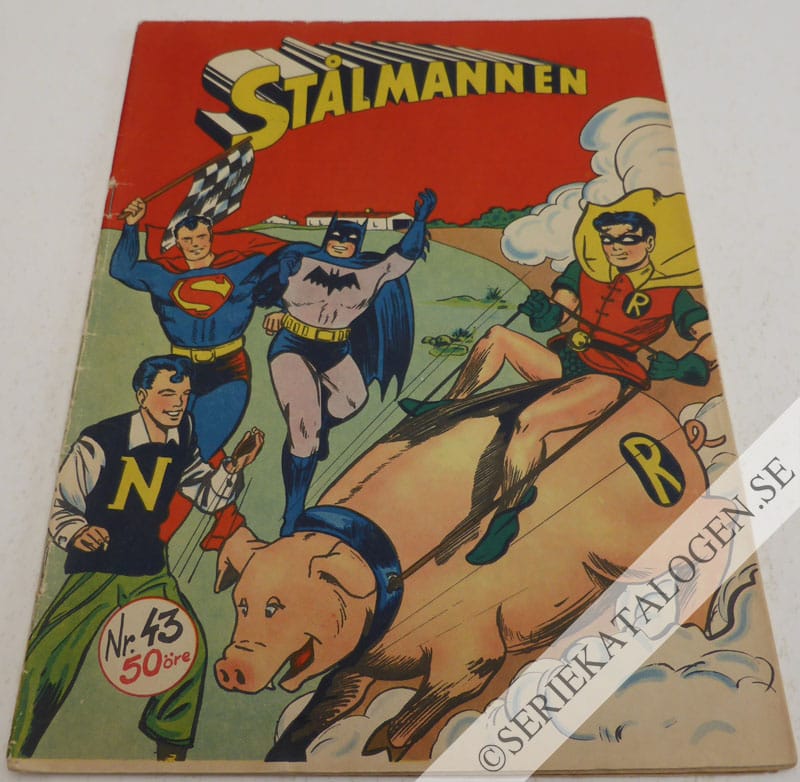 Framsida på Stålmannen #43 (1951)
