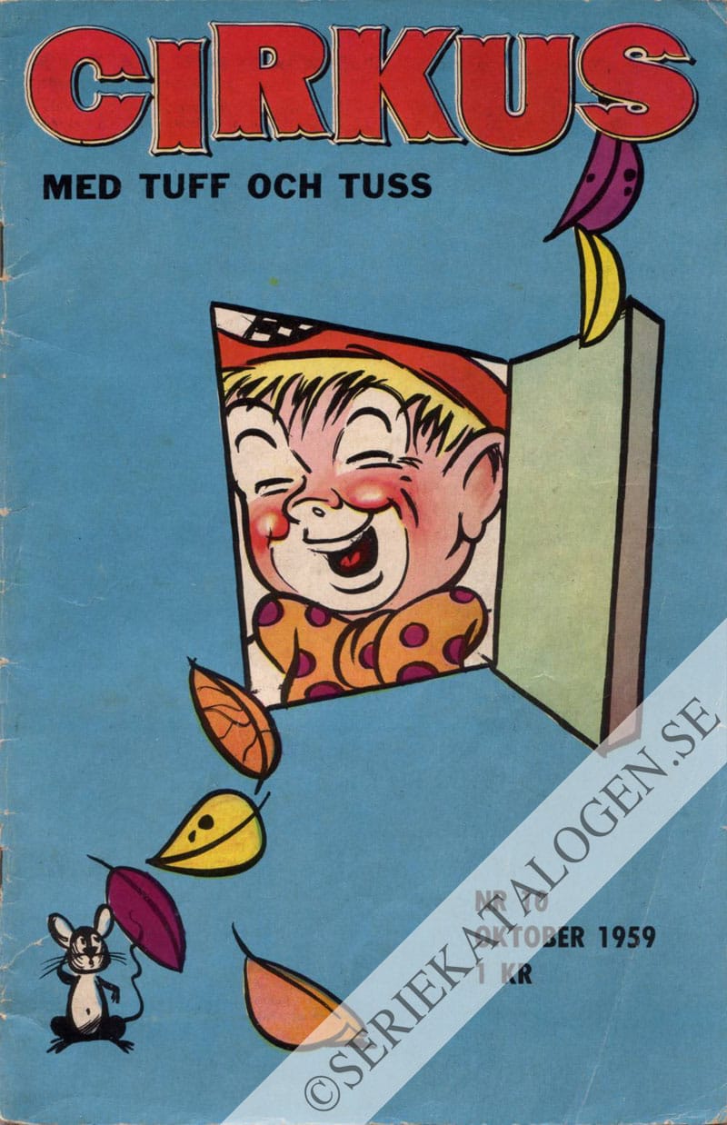 Framsida på Cirkus med Tuff och Tuss #10 (1959)