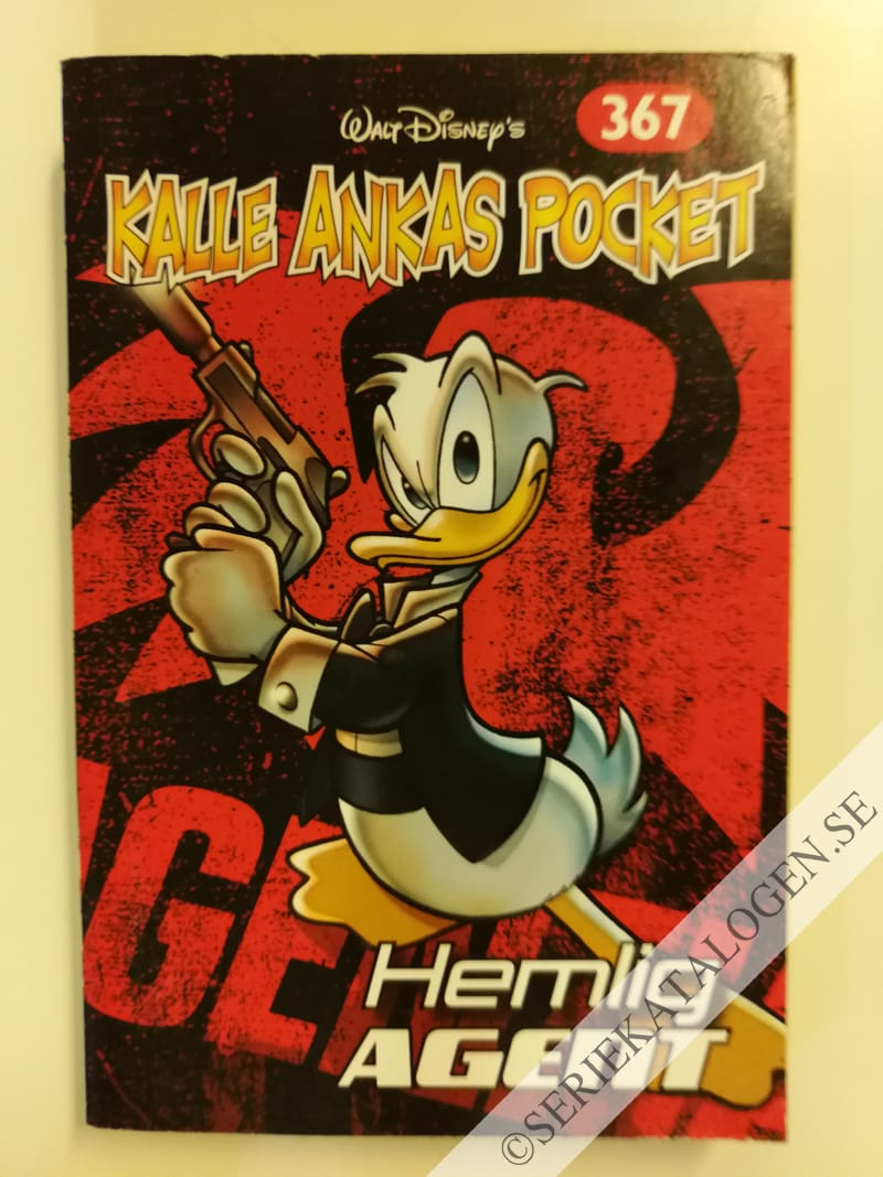Framsida på Kalle Ankas pocket #367 - Hemlig agent (2009)