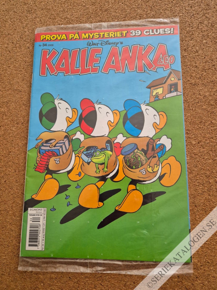Framsida på Kalle Anka & C:o #34 (2009)