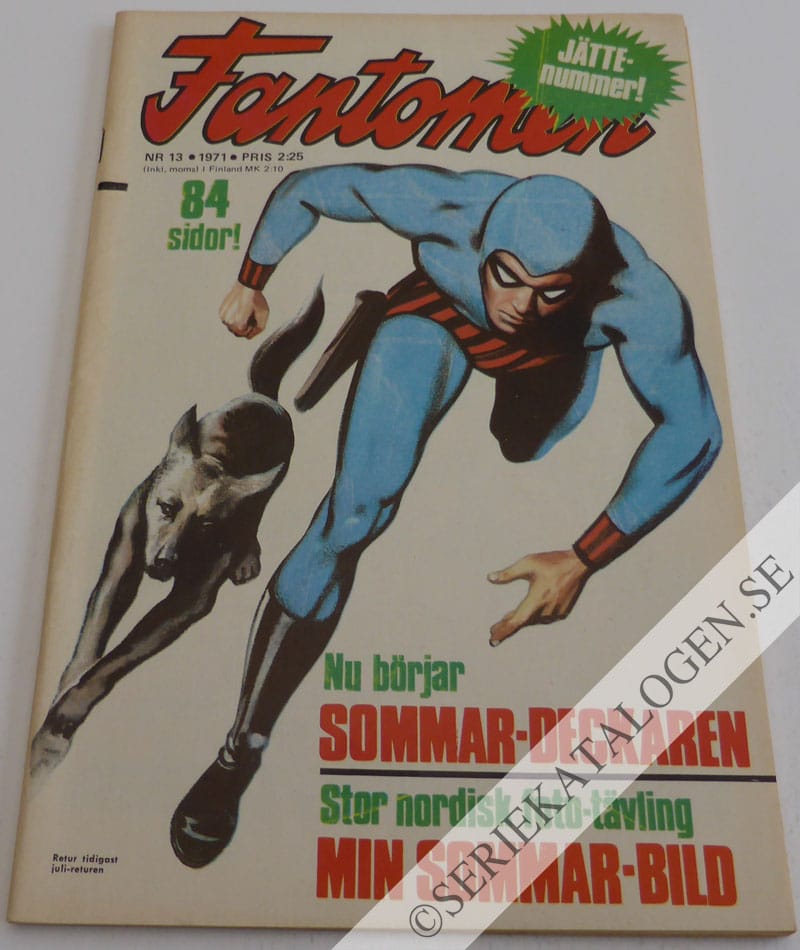 Framsida på Fantomen #13 (1971)
