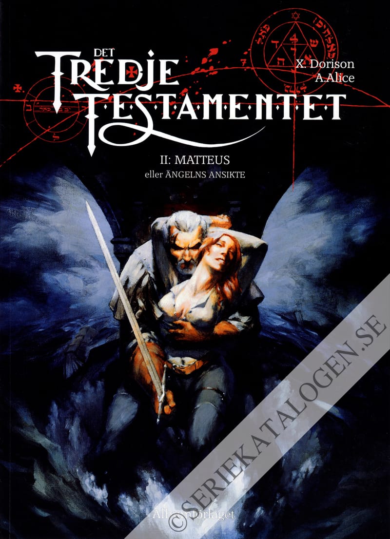 Framsida på Det tredje testamentet Matteus eller Ängelns ansikte (2008)
