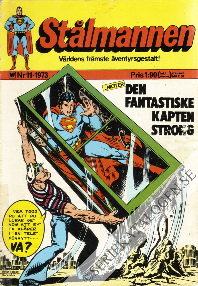 Framsida på Stålmannen #11 (1973)
