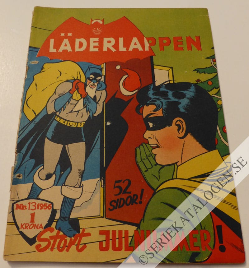 Framsida på Läderlappen och Robin #13 (1956)