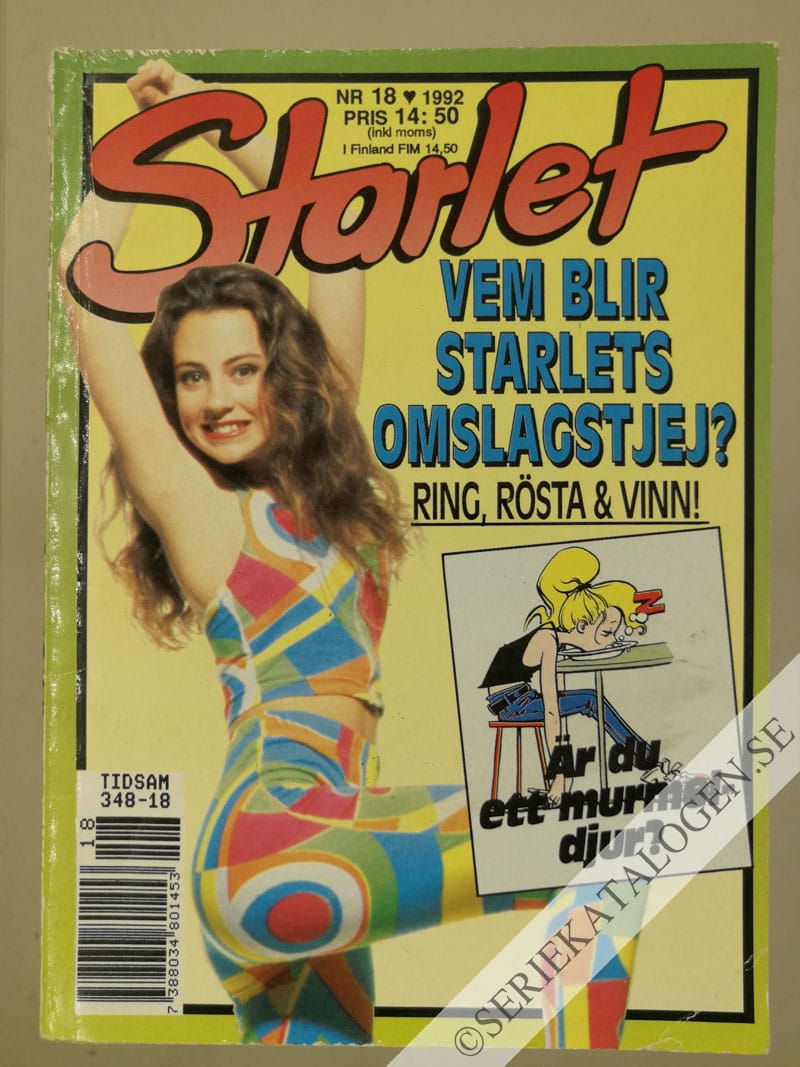 Framsida på Starlet #18 (1992)